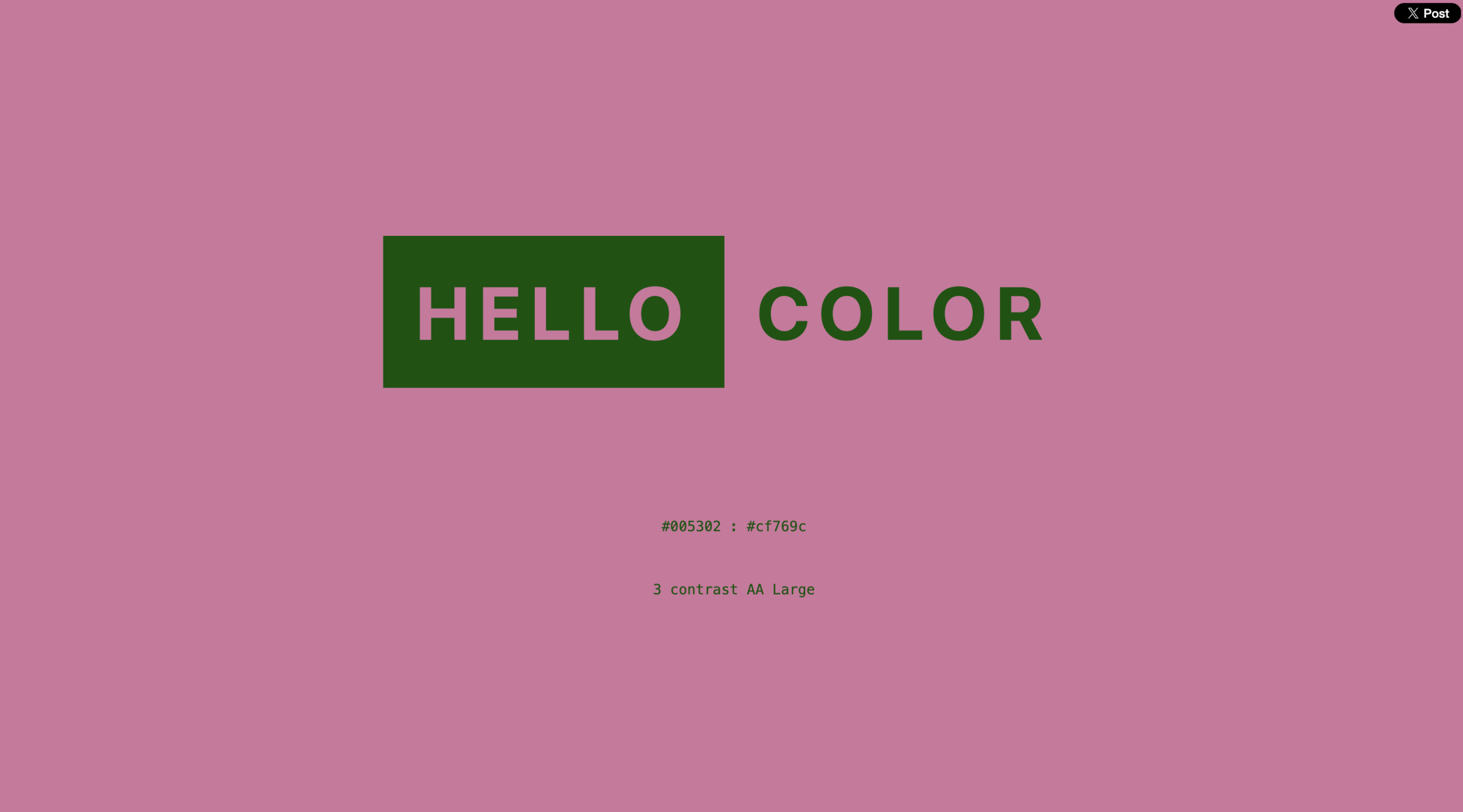 HELLOCOLORのサイト画像