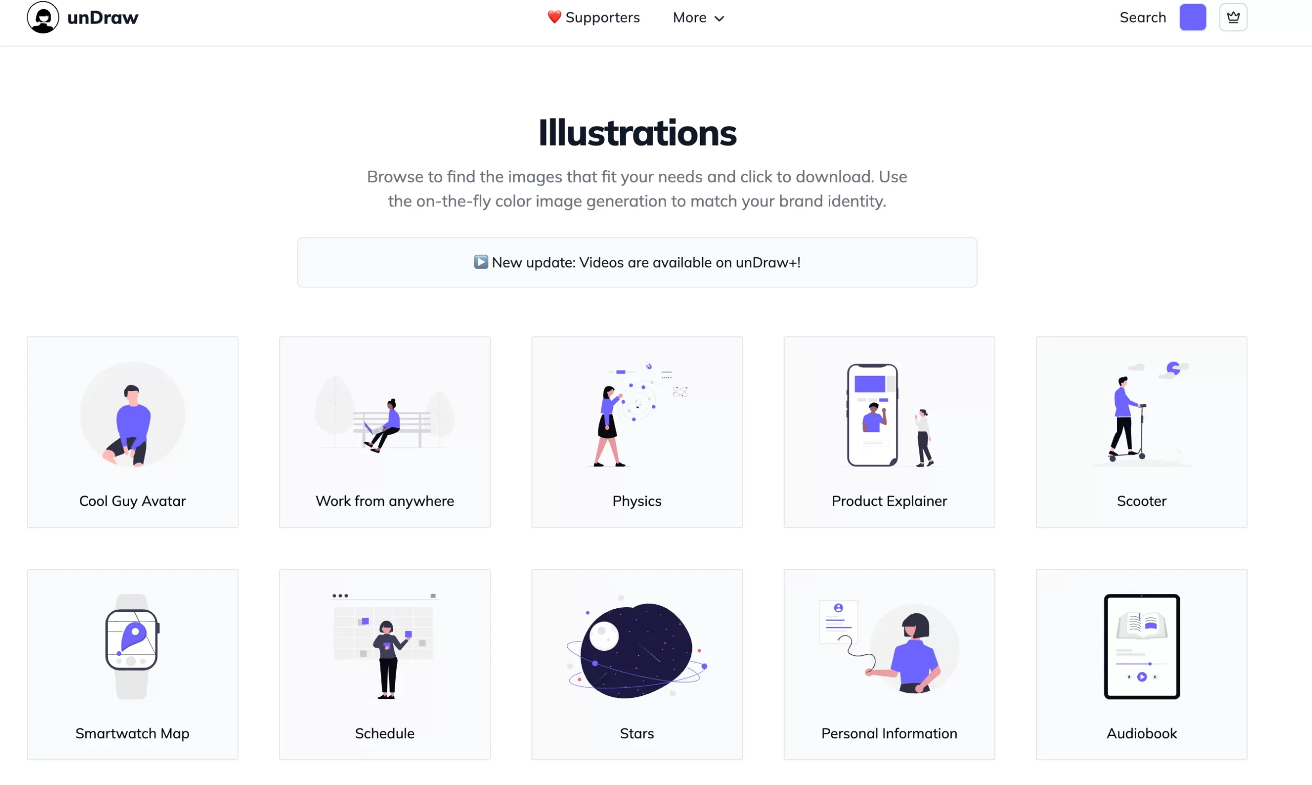 UnDRAW サイト 画像
