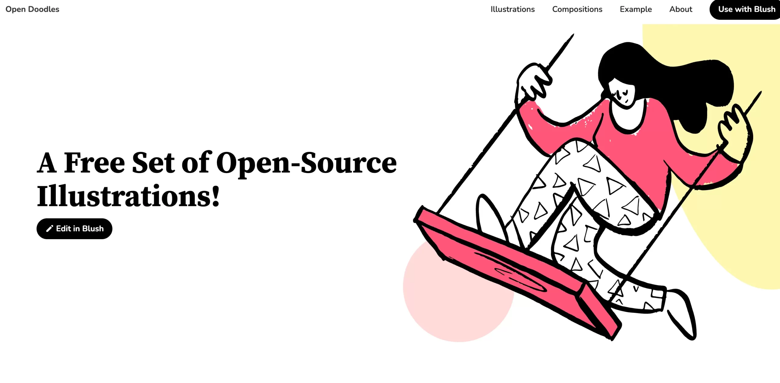 Open Doodles サイト 画像