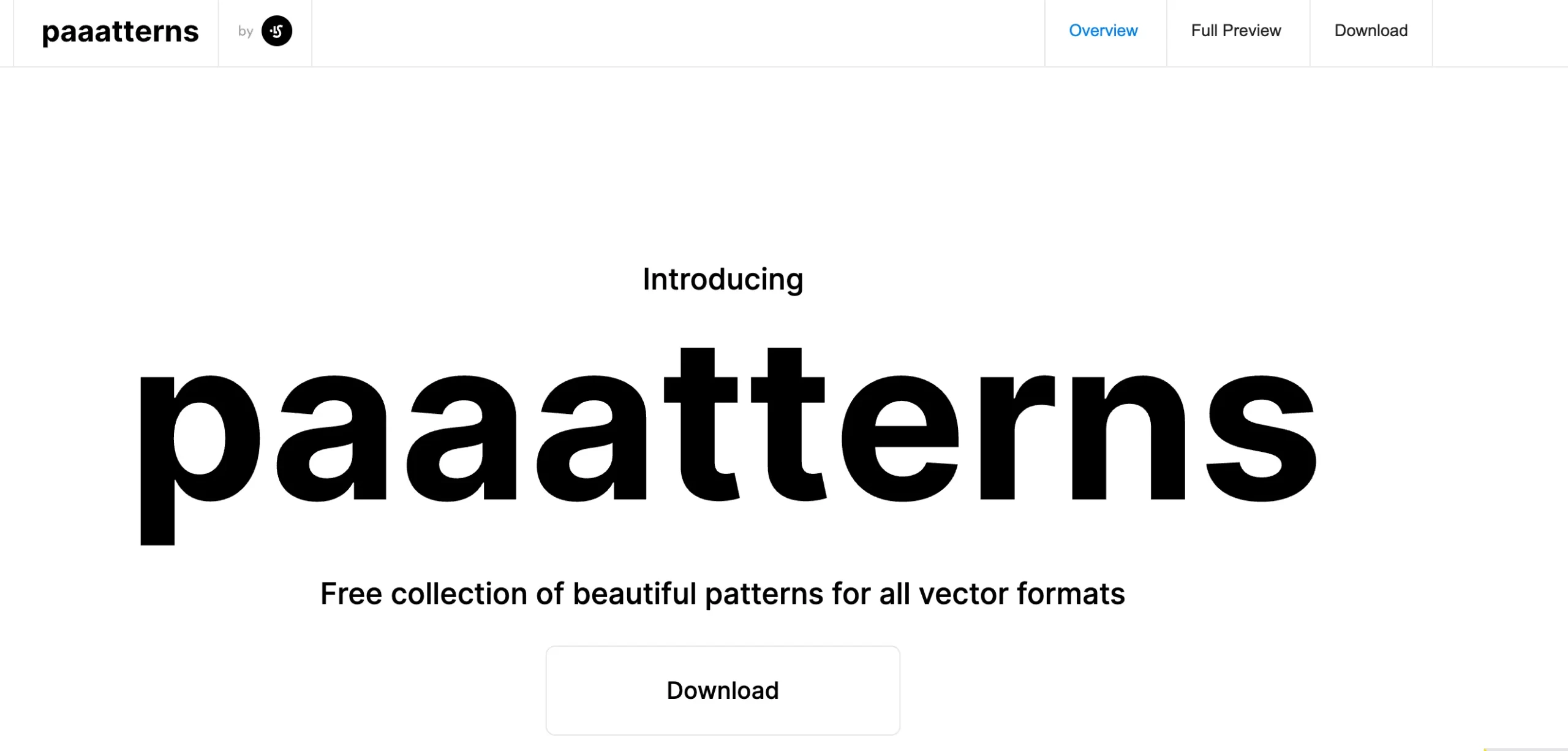 Paaatterns サイト 画像